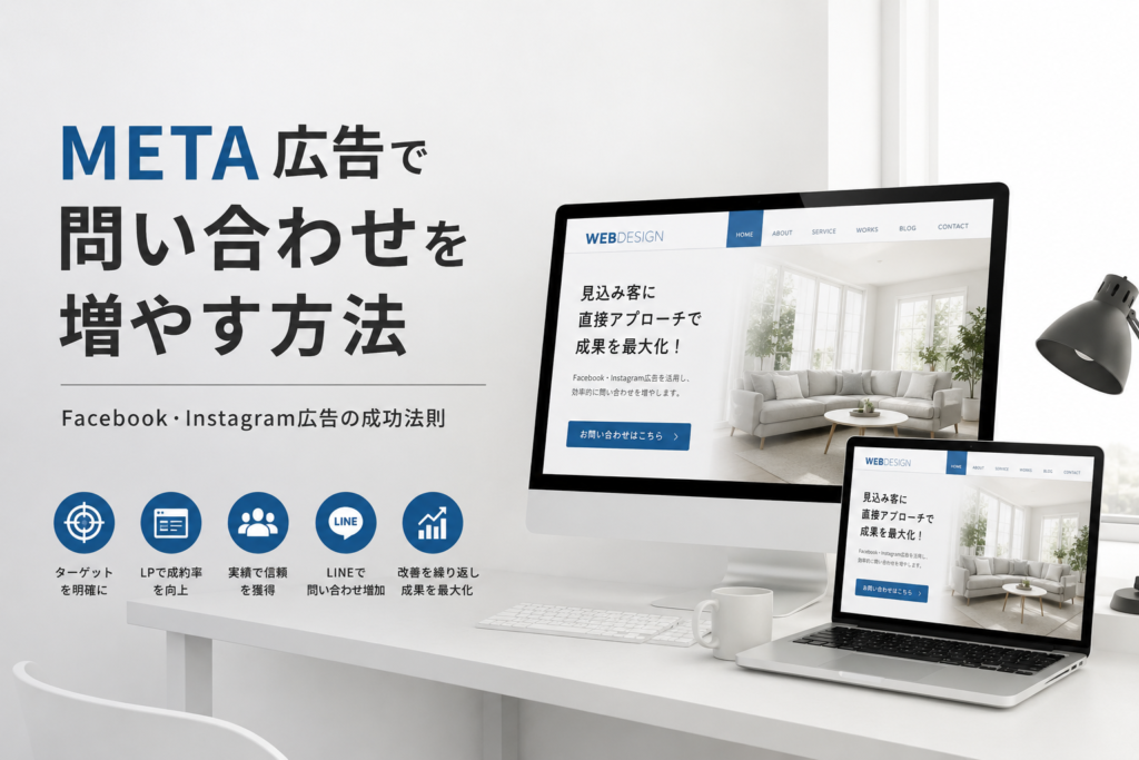 META広告で問い合わせを増やす方法
