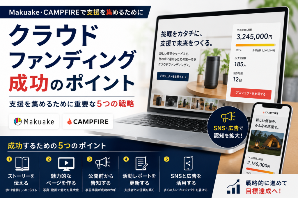 クラウドファンディング成功のポイント